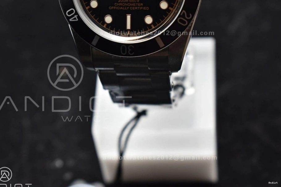 SS Dial 37mm Black Best on Edition A2824 Bay Heritage ZF Bracelet SS Black 1:1 1112